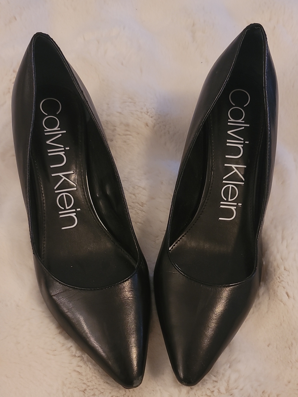 Calvin Klein Black Heels Sleek Sophisticated Versatile